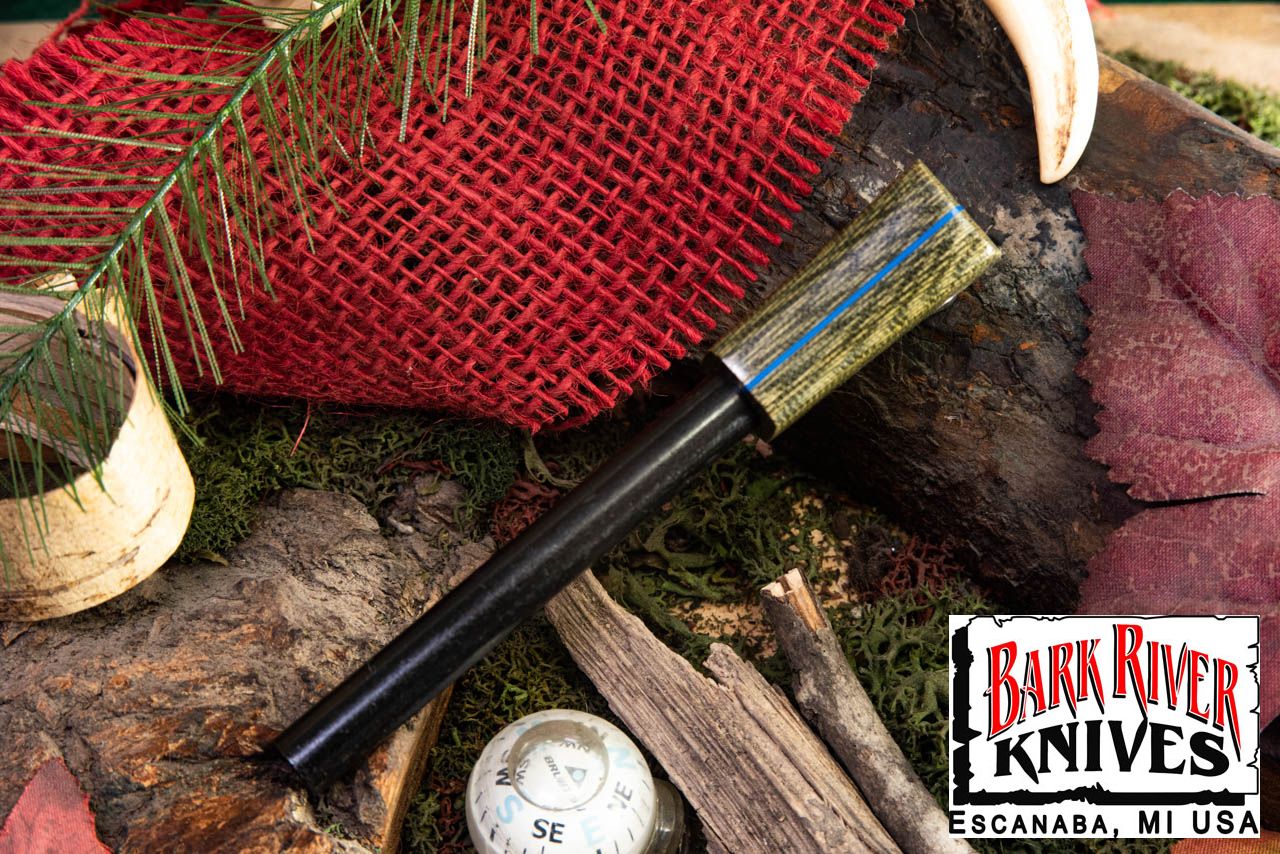 ファイヤースチール グリーン キャンバス マイカルタ - ブルー ライナー