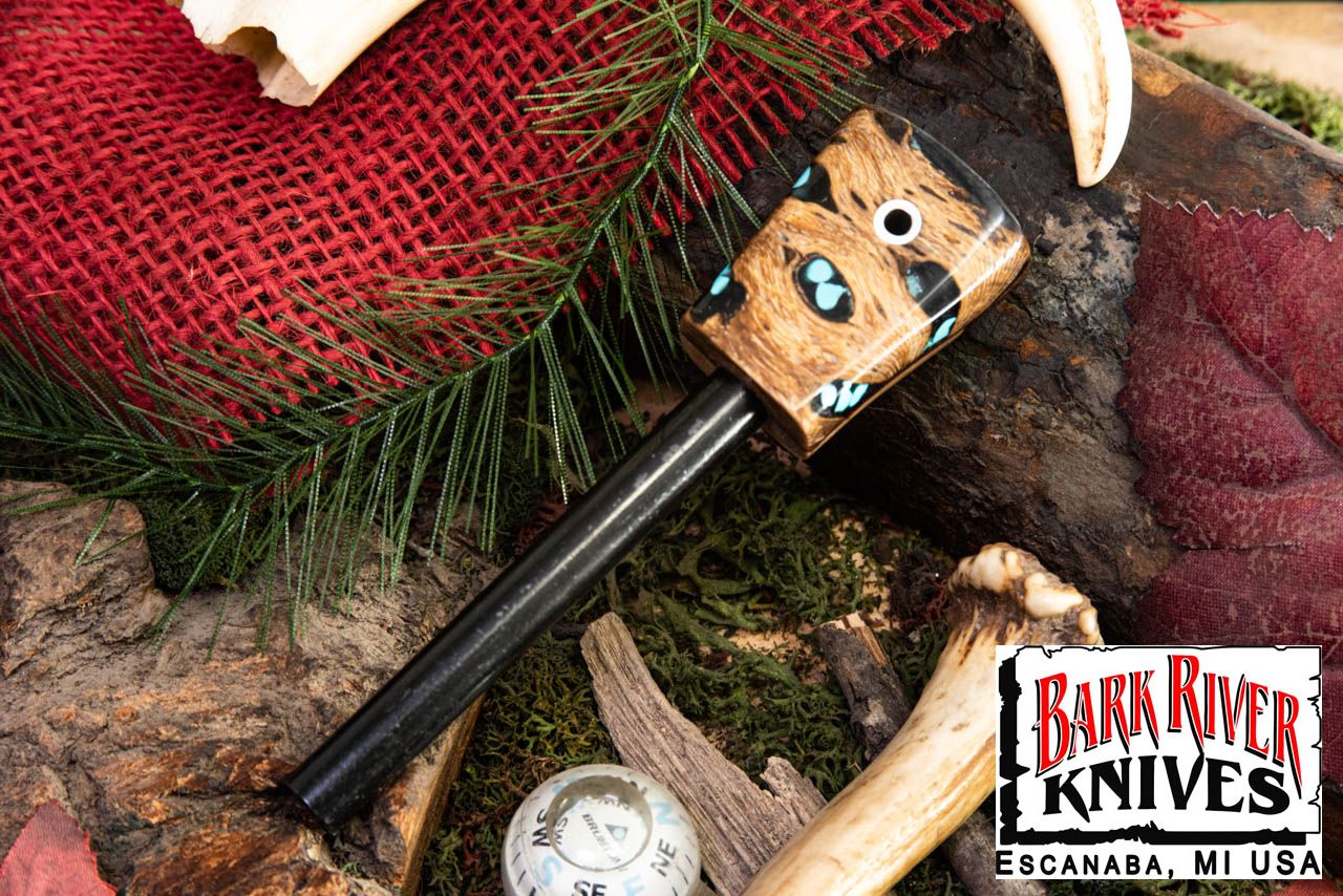 バークリバー ファイヤースチール ガンメタル チョラカクタス ウィズ ターコイズ - レッド ライナー #1