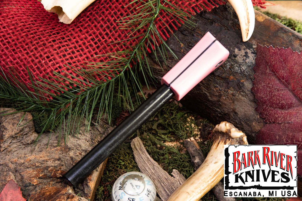 ファイヤースチール ピンク G-10 - ブラック ライナー