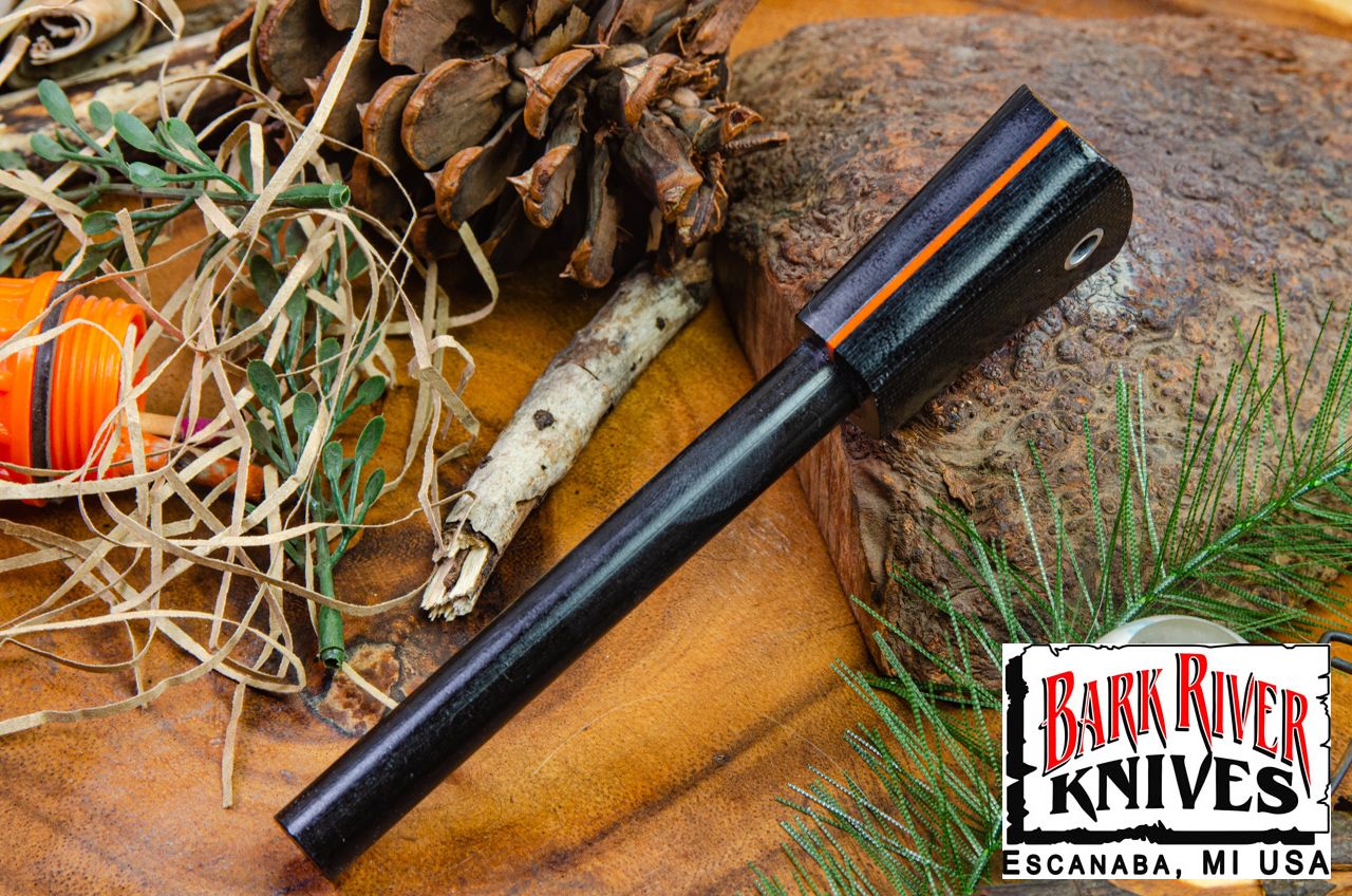 ファイヤースチール ブラック キャンバス マイカルタ - オレンジ ライナー