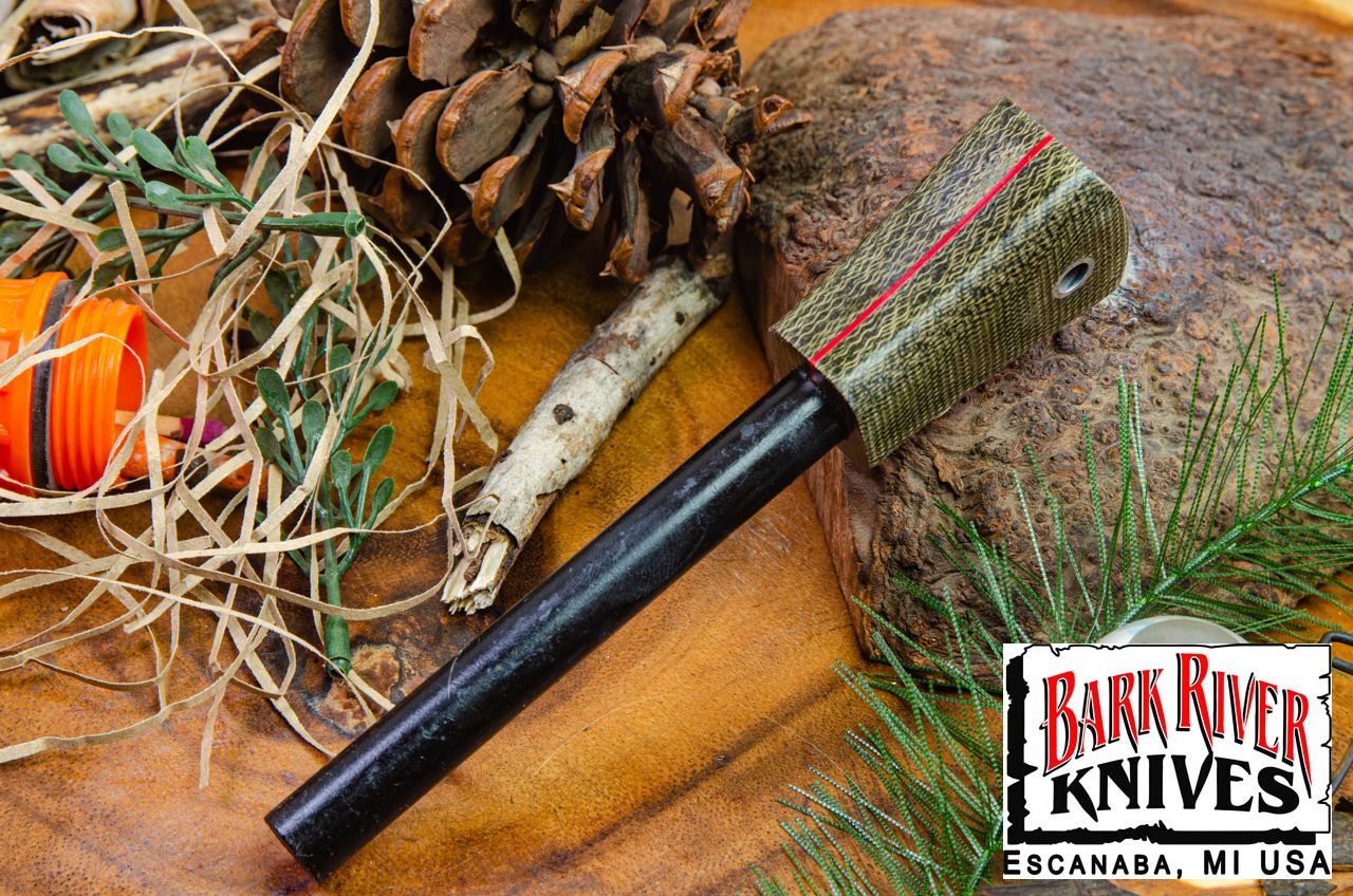 ファイヤースチール グリーン キャンバス マイカルタ - レッド ライナー