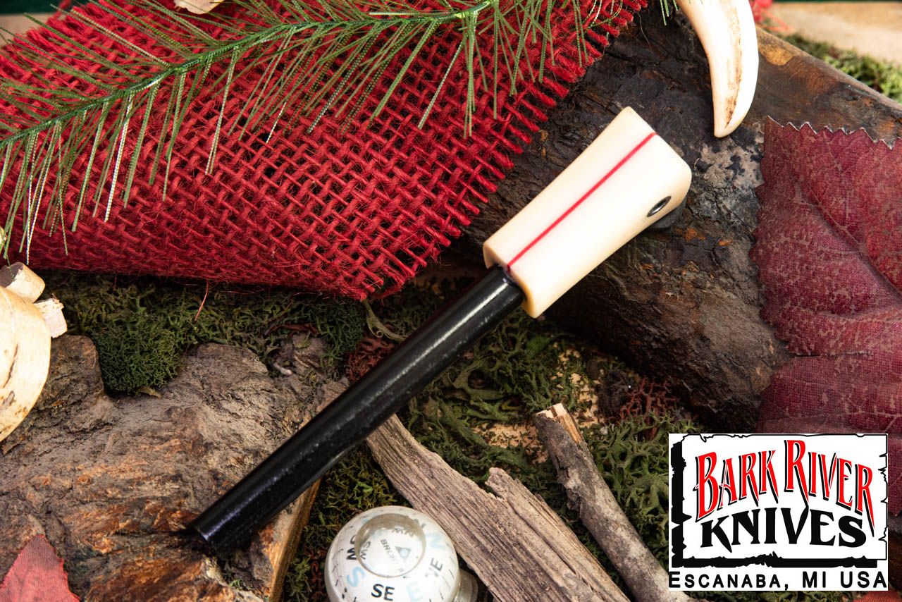 ファイヤースチール アンティーク ボーン リネン マイカルタ - レッド ライナー