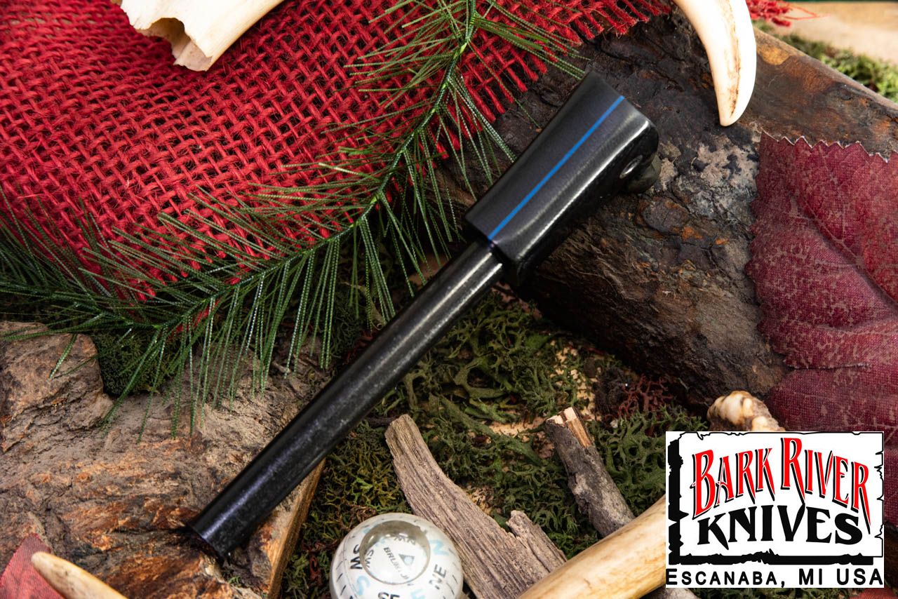 ファイヤースチール ブラック G-10 - ブルー ライナー