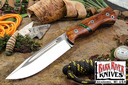 バークリバー カブ 3V デザートアイアンウッド - マラカイトスペーサー - ブラック ライナー - モザイクピン #2