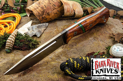 バークリバー カブ 3V デザートアイアンウッド - マラカイトスペーサー - ブラック ライナー - モザイクピン #2