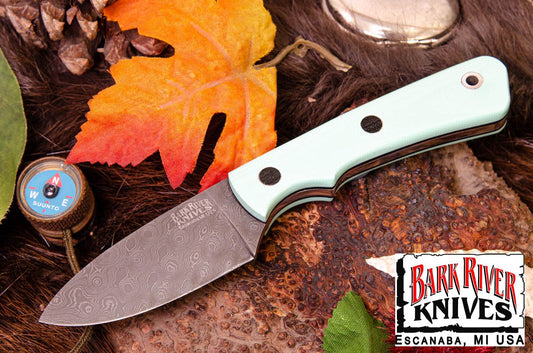 バークリバー PSK EDC レインドロップ - シー ブルー G-10 - ブラック ライナー ＆ ピン