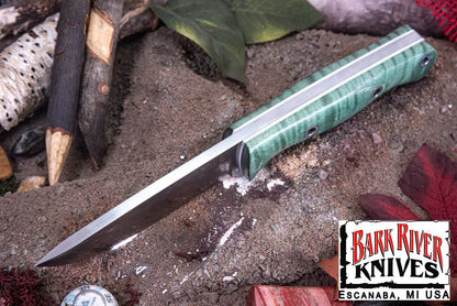 バークリバー ブラボー 1 Cru-Wear グリーン タイガーテイル メイプルバール - シック ホワイト ライナー - ホローピン - ランプレス