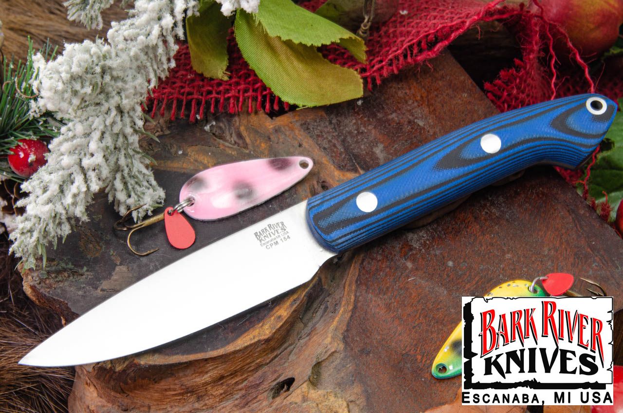 バークリバー バード ＆ トラウト CPM-154 ブルー ＆ ブラック シュアタッチ - マット