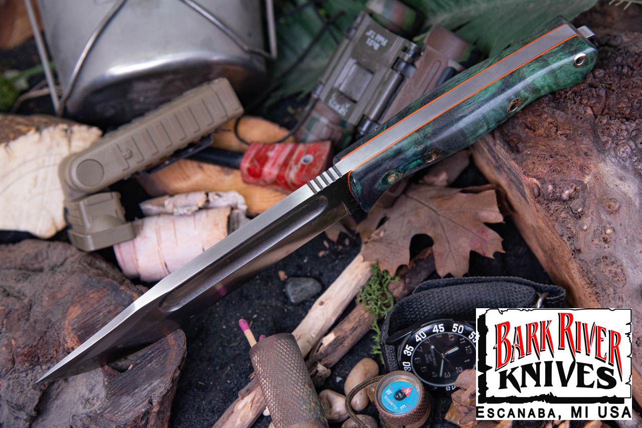 バークリバー スクワッドリーダー II 3V フォレスト グリーン メイプルバール - オレンジライナー - モザイクピン