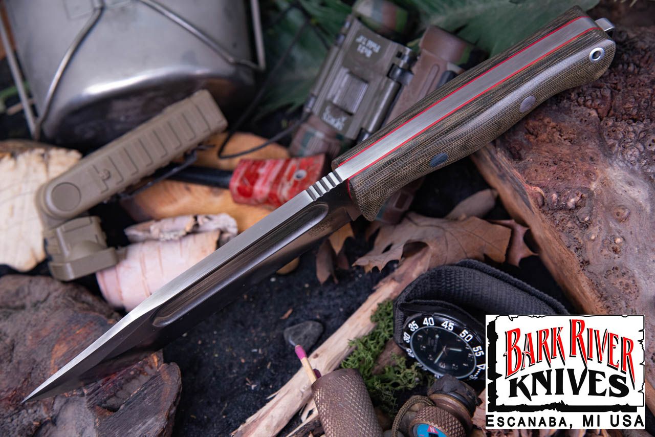 バークリバー スクワッドリーダー II 3V グリーン キャンバス マイカルタ - レッドライナー