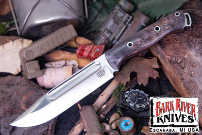 バークリバー スクワッドリーダー II 3V グレイ ＆ ゴールド メイプルバール - レッドライナー - ホローピン