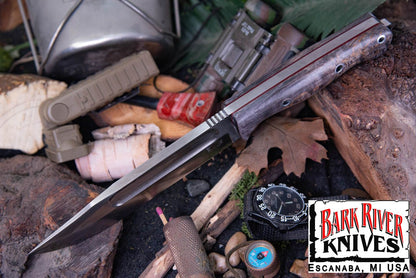 バークリバー スクワッドリーダー II 3V グレイ ＆ ゴールド メイプルバール - レッドライナー - ホローピン