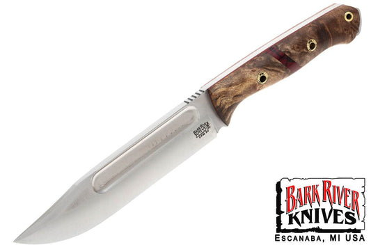 バークリバー スクワッドリーダー II 3V ナチュラル メイプルバール - ブロッディ ベイシン スペーサー - レッドライナー - モザイクピン