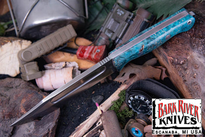 バークリバー スクワッドリーダー II 3V ティール メイプルバール - ピンク ライナー