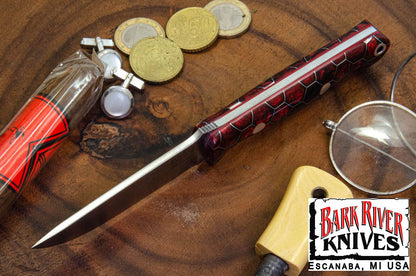 バークリバー ブラボー EDC Cru-Wear デビルズカット ケージ ボッド レジン - レッドライナー
