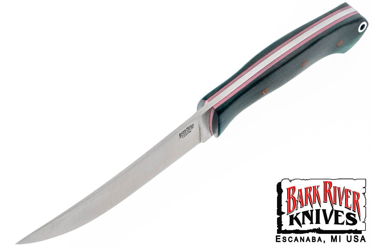 バークリバー フォックスリバー トレイリング ポイント 154CM ターコイズ メイプルバール - シック ピンク ライナー - ナチュラル ピン #1