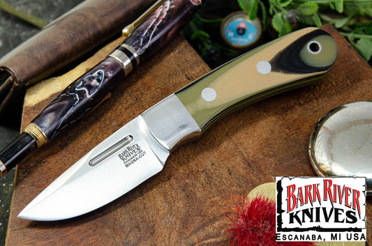 バークリバー エッセンシャル MagnaCut ミルスペックカモ G-10 - トキシック グリーンライナー