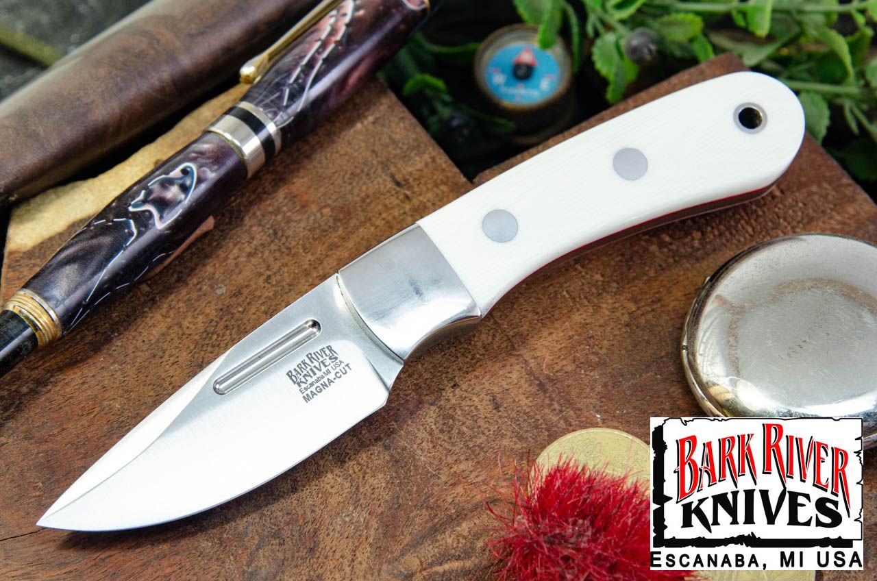 バークリバー エッセンシャル MagnaCut ホワイト G-10 - レッドライナー