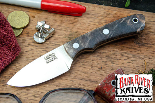 バークリバー PSK EDC MagnaCut ブラック ＆ タン メイプルバール - ブラック ライナー