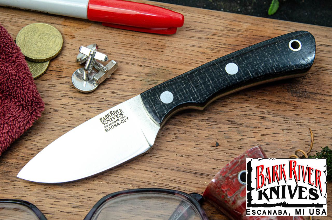 バークリバー PSK EDC MagnaCut ブラック バーラップ マイカルタ - トキシック グリーンライナー