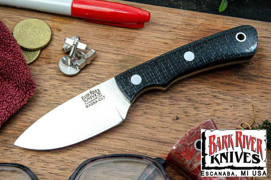 バークリバー PSK EDC MagnaCut ブラック バーラップ マイカルタ - トキシック グリーンライナー
