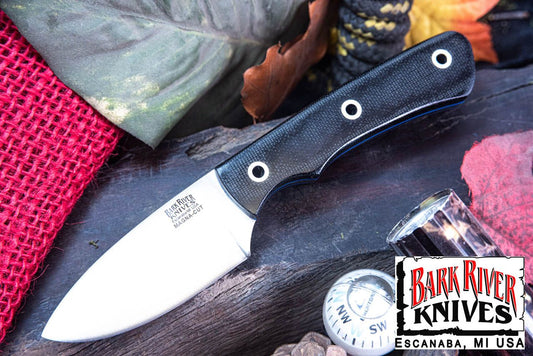 バークリバー PSK EDC MagnaCut ブラック キャンバス マイカルタ - ブルーライナー - ホローピン