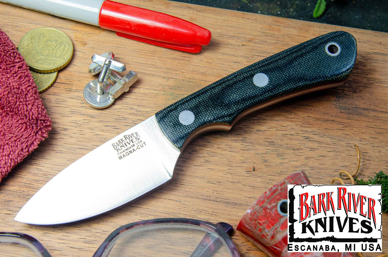 バークリバー PSK EDC MagnaCut ブラック キャンバス マイカルタ - レッドライナー