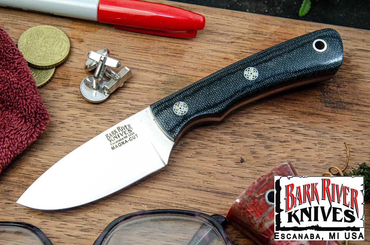 バークリバー PSK EDC MagnaCut ブラック キャンバス マイカルタ - レッドライナー - モザイクピン