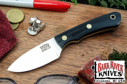 バークリバー PSK EDC MagnaCut ブラック G-10 - イエローライナー - ブラスピン