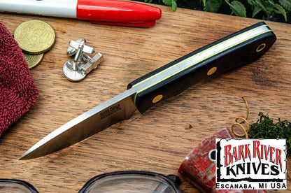 バークリバー PSK EDC MagnaCut ブラック G-10 - イエローライナー - ブラスピン