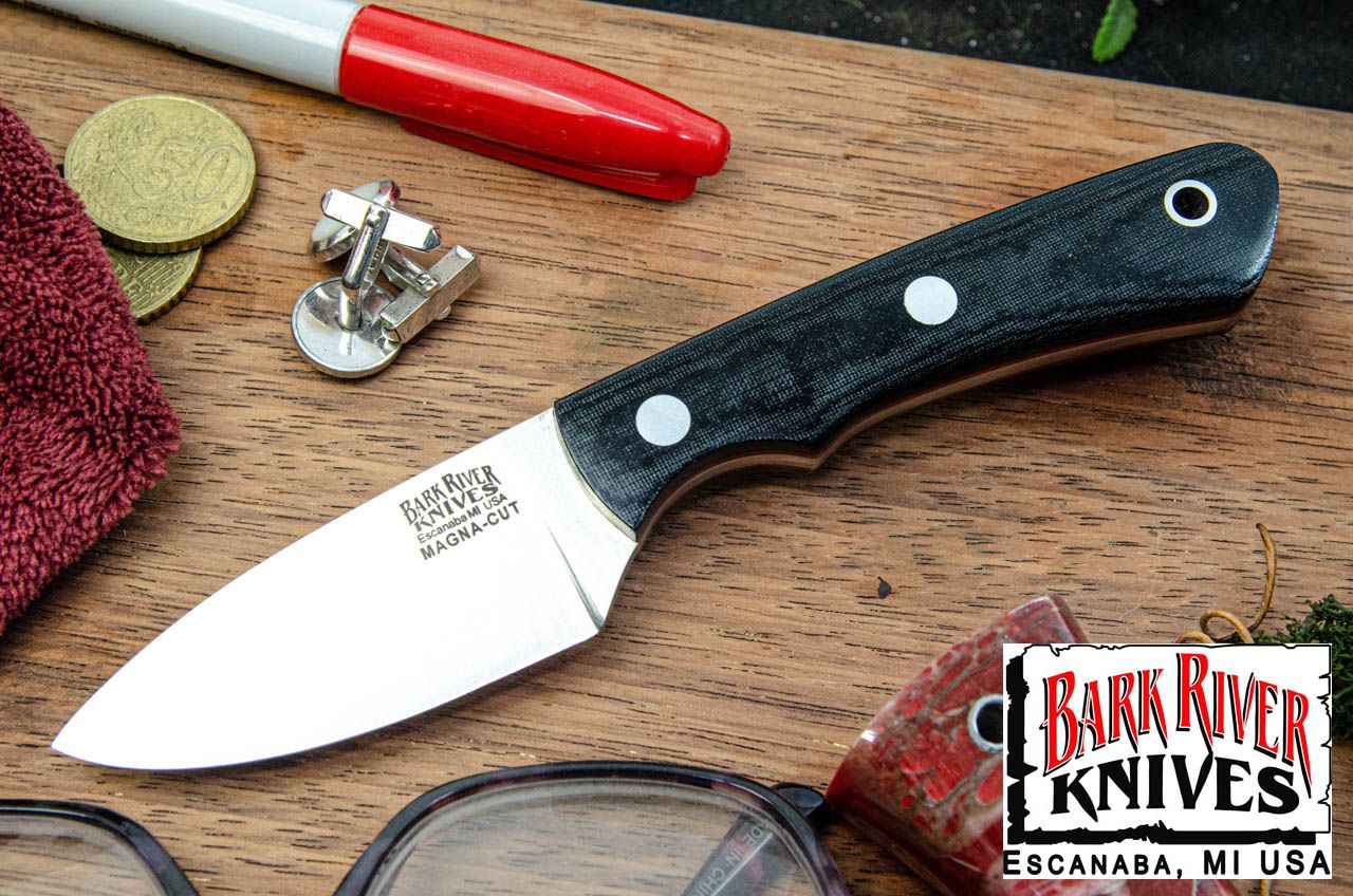バークリバー PSK EDC MagnaCut ブラックリネンマイカルタ - レッドライナー