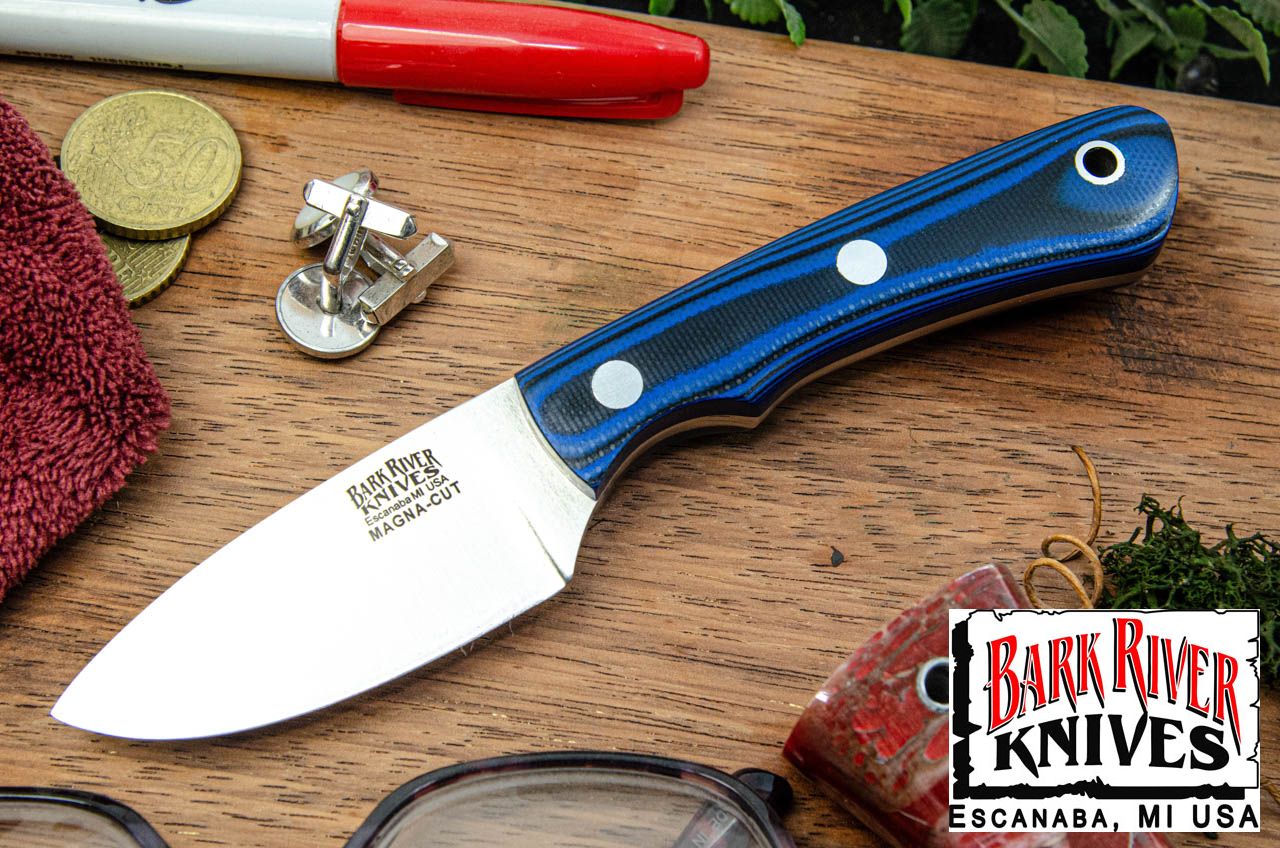 バークリバー PSK EDC MagnaCut ブルー ＆ ブラック G-10