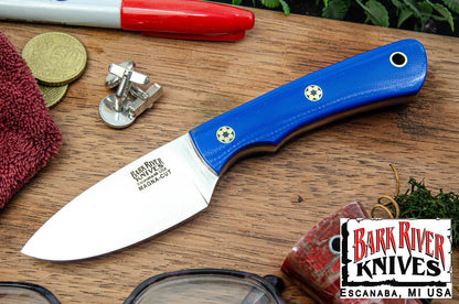 バークリバー PSK EDC MagnaCut ブルー グロウ G-10 - オレンジライナー - モザイクピン