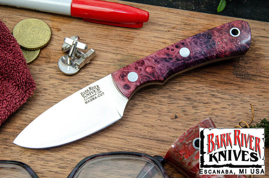 バークリバー PSK EDC MagnaCut チェリー メイプルバール - グレー ライナー #1