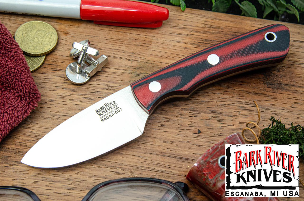 バークリバー PSK EDC MagnaCut チェリー レッド ＆ ブラック シュアタッチ - マット