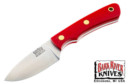 バークリバー PSK EDC MagnaCut チェリー レッド G-10 - ブラスピン