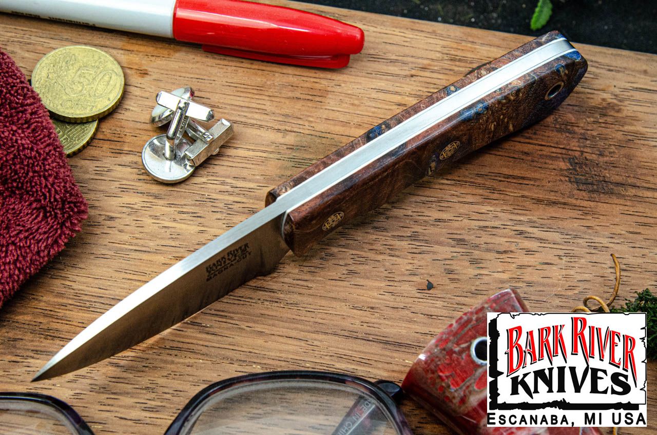 バークリバー PSK EDC MagnaCut コッパー ＆ ブルー メイプルバール - ホワイト ライナー - モザイクピン