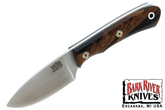 バークリバー PSK EDC MagnaCut デザートアイアンウッド - ブラック ライナー - モザイクピン #4