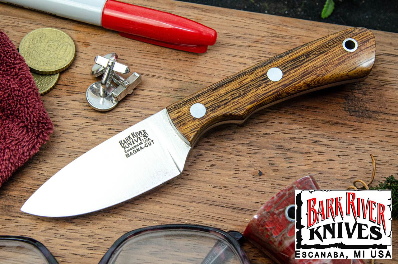バークリバー PSK EDC MagnaCut デザートアイアンウッド - ブラック ライナー #1