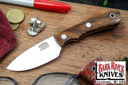 バークリバー PSK EDC MagnaCut デザートアイアンウッド - ブラック ライナー #9