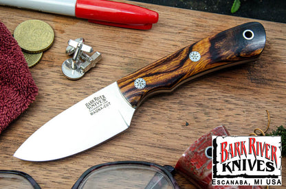 バークリバー PSK EDC MagnaCut デザートアイアンウッドバール - ブラック ライナー - モザイクピン #3