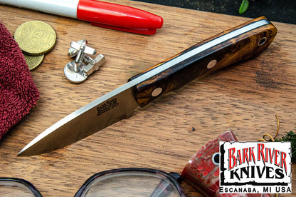 バークリバー PSK EDC MagnaCut デザートアイアンウッドバール - ブラック ライナー #1
