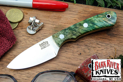 バークリバー PSK EDC MagnaCut フォレスト グリーン メイプルバール - イエローライナー #2