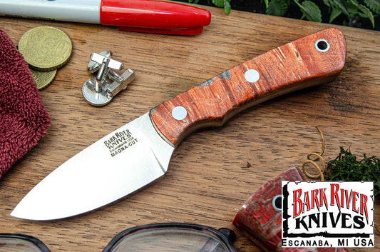 バークリバー PSK EDC MagnaCut グレー ＆ コッパー メイプルバール - ナチュラルライナー