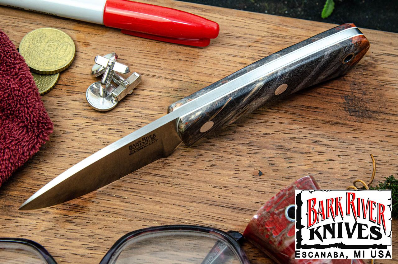 バークリバー PSK EDC MagnaCut グレー ＆ コッパー メイプルバール - ホワイト ライナー