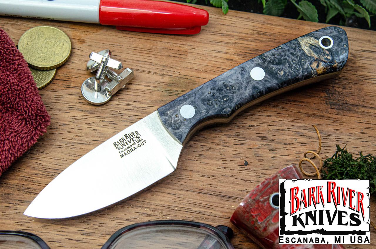 バークリバー PSK EDC MagnaCut グレー ＆ ゴールド メイプルバール - コヨーテ ブラウン ライナー