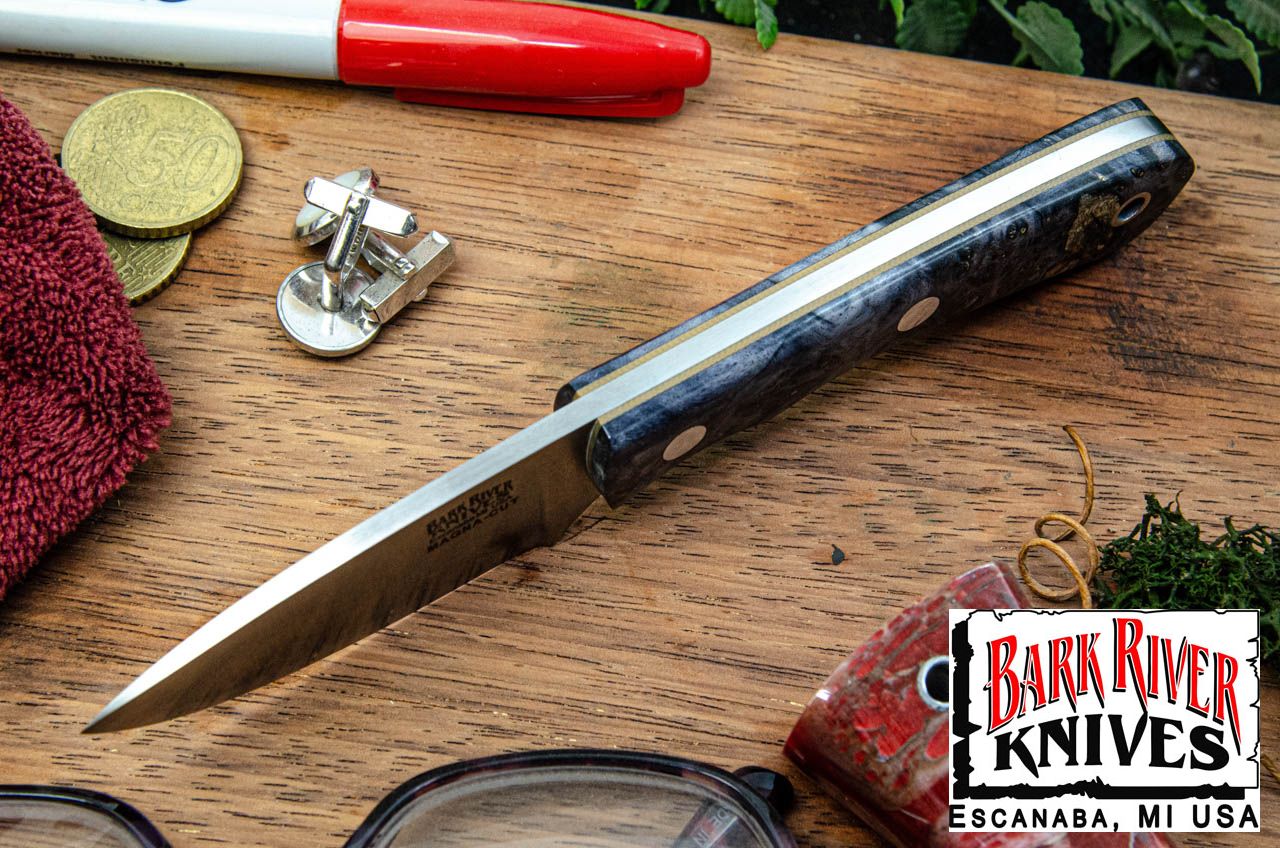 バークリバー PSK EDC MagnaCut グレー ＆ ゴールド メイプルバール - コヨーテ ブラウン ライナー