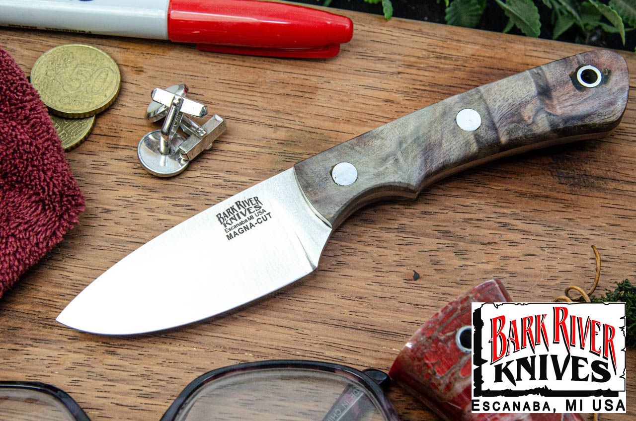 バークリバー PSK EDC MagnaCut グレー ＆ タン タイガーテイル メイプルバール