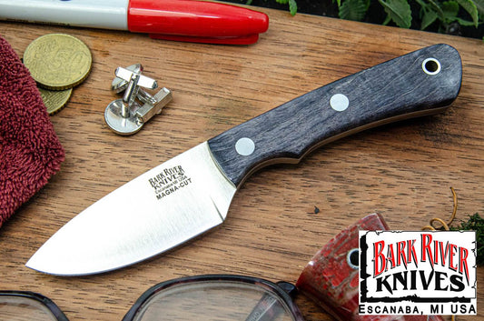 バークリバー PSK EDC MagnaCut グレー タイガーテイル メイプルバール - ホワイト ライナー