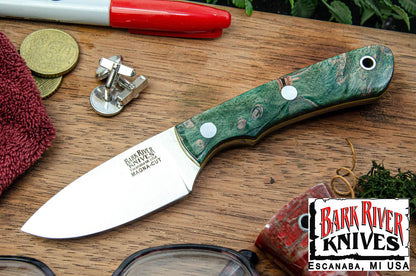 バークリバー PSK EDC MagnaCut グリーン ＆ サーモン メイプルバール - イエローライナー